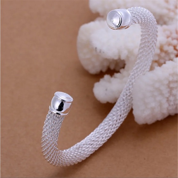 Sterling Silver Simple Bracelet - Picture 2 of 3